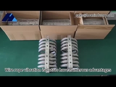 Izolacja wibracji z liny drutowej
