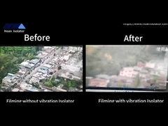 Bez izolatorów wibracji: wysoka częstotliwość, łatwe uszkodzenia; Z JMZ: izolacja wibracji, stabilne i