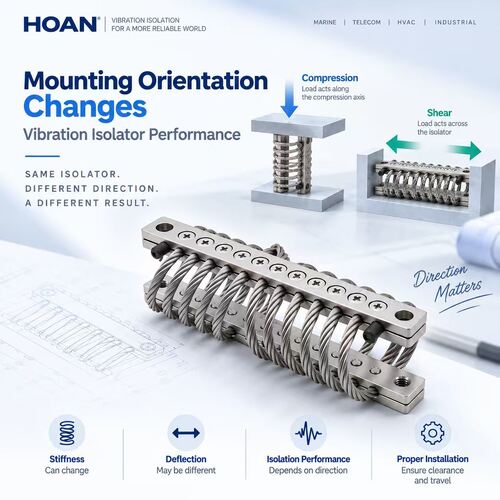 Najnowszy blog firmowy o How Mounting Orientation Changes Vibration Isolator Performance