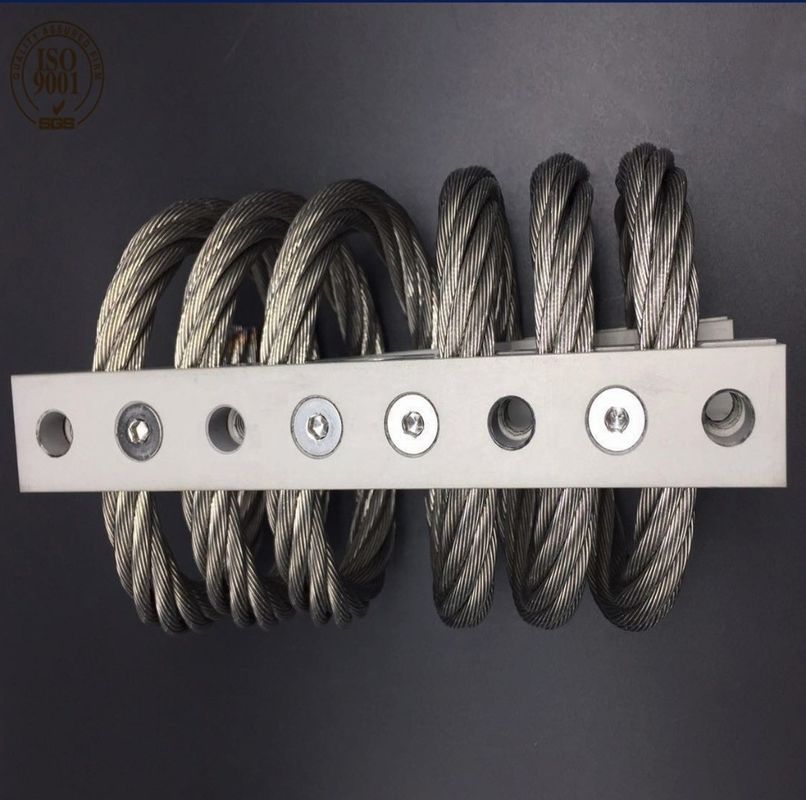 Aluminiowe samochody opancerzone do obrony Wyrzutnia stojak silnika Wstrząs energetyczny izolacja wibracja JGX-1276D-233B Wire Rope Isolator