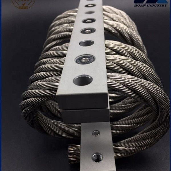 Aluminiowe samochody opancerzone do obrony Wyrzutnia stojak silnika Wstrząs energetyczny izolacja wibracja JGX-1276D-233B Wire Rope Isolator