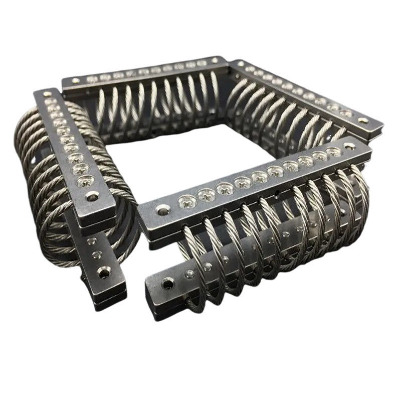 0.5KG UAV Camera Drone Embedded Electronics Cabinet Vibration Shock Control JGX-0160D-2.2A Izolacja sznurowa ze stali nierdzewnej