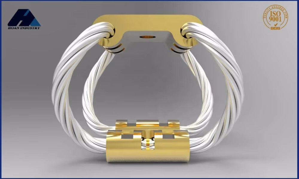 GR5-16A-A Wyizolowanie drutu stalowego od wibracji dla wibracji niskiej częstotliwości