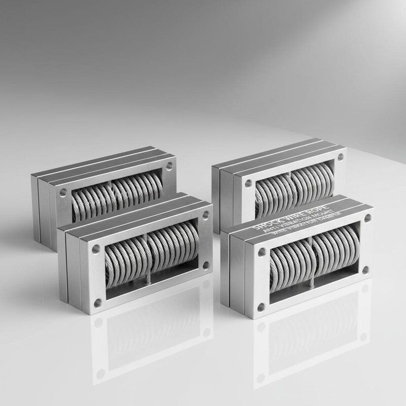 Lina stalowa nierdzewna z 370 kg maksymalnego obciążenia statycznego do tłumienia wstrząsów i wibracji morskich