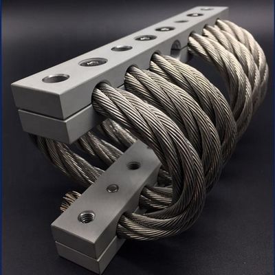 Aluminiowe samochody opancerzone do obrony Wyrzutnia stojak silnika Wstrząs energetyczny izolacja wibracja JGX-1276D-233B Wire Rope Isolator